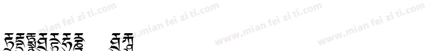 CIDFont F1-常规字体字体转换
